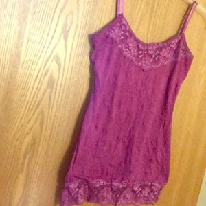 Purple Lace Camisole
